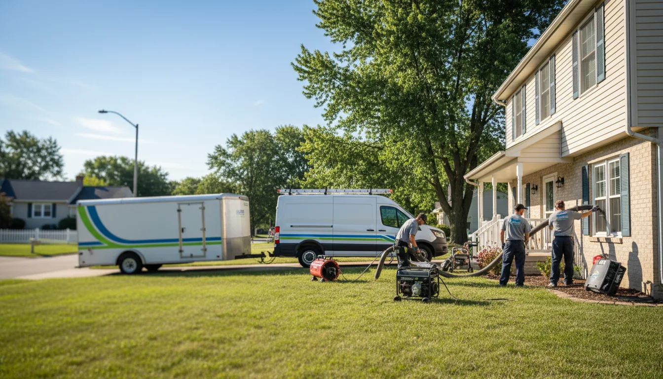Flooded Basement Restoration And Cleanup With Repair in Farmington, NY near me